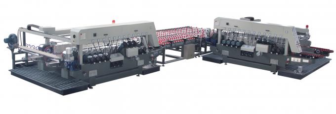 Full Automatic Glass Edging Machine With Film Removing Device , 0-8m / Min