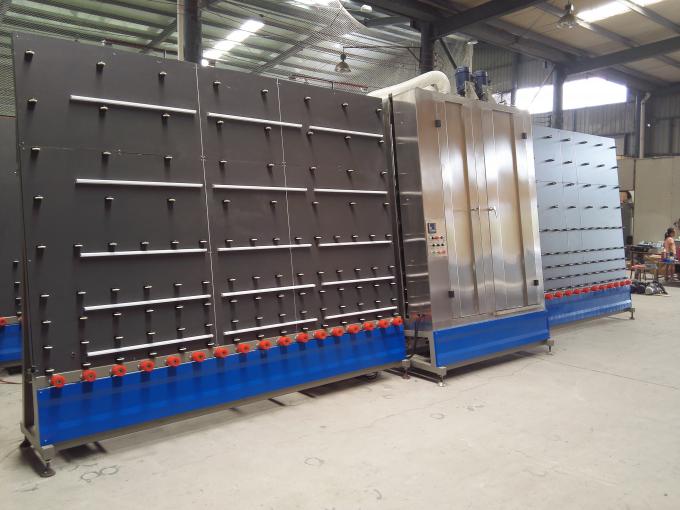 2000Mm Vertical Low - E industrial glass washer Equipment 3 Pairs Brushes,Vertical Flat Glass Washing Machine