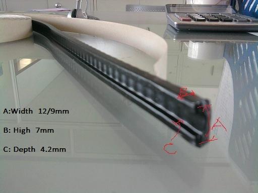 Flexible Rubber Sealing Spacer Bar for Double Triple Glazing Glass