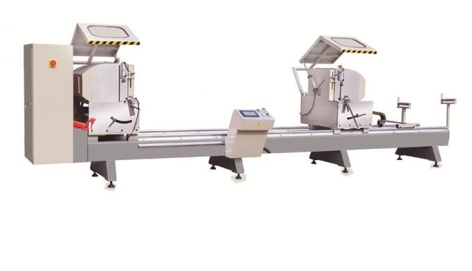High Precision CNC Double Mitre Saw / Aluminum Curtain Wall Processing Machine