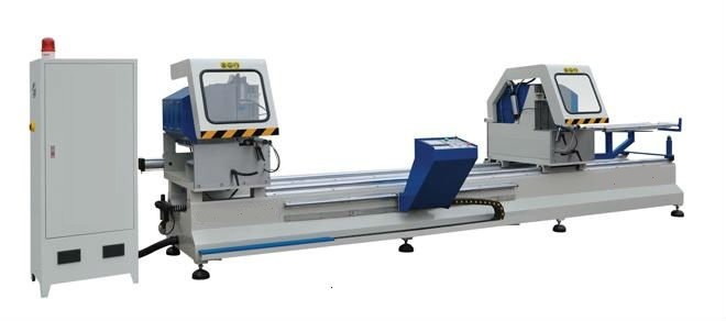 CNC uPVC Profile Cutting Machine / Aluminum Window Door Double Head Mitre Saw