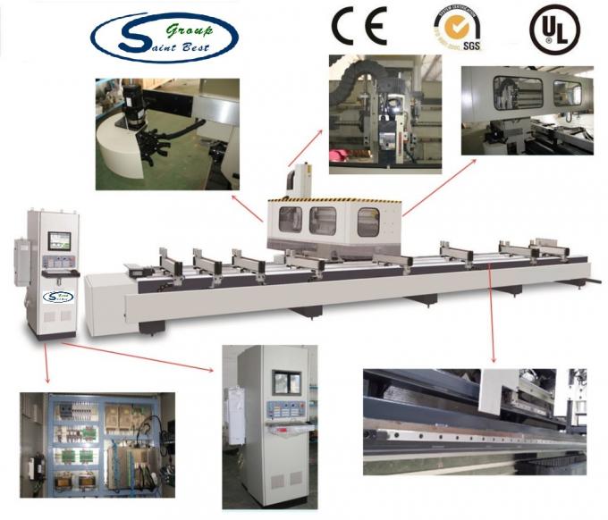 Digital Display Aluminium Window Machinery For Profile 3 Axis CNC Machining Center