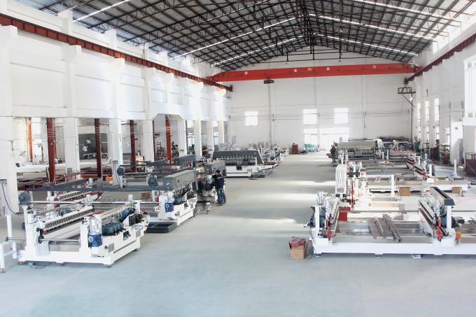 High Power Glass Grinding Machine 45 Degree , Glass Edging Equipment With 26 Motors