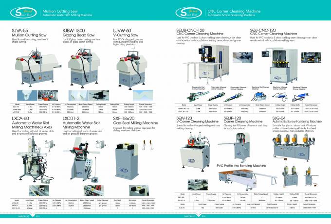 Automatic Screw Fastening UPVC Window Machine 13~45mm Screw Length