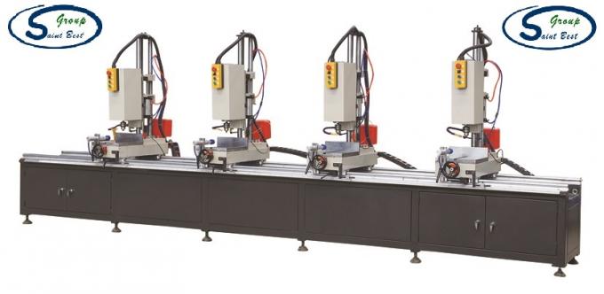 Four Head Aluminum Window Hole Drilling Machine / Multi Mitre Combination Drilling Machine