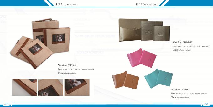 Customized  Leather Album Cover with Suitcase /  PU Album Covers