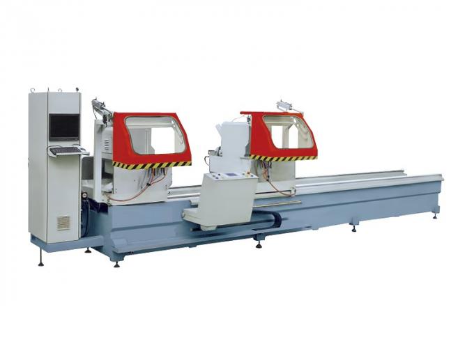 CNC Double Head Cutting Saw for Aluminum , PVC and Curtain Wall Profile