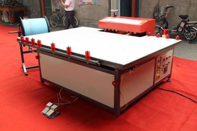 MINI Heated Roller Press Table , hot roll press for 30mm Glass Thicknes