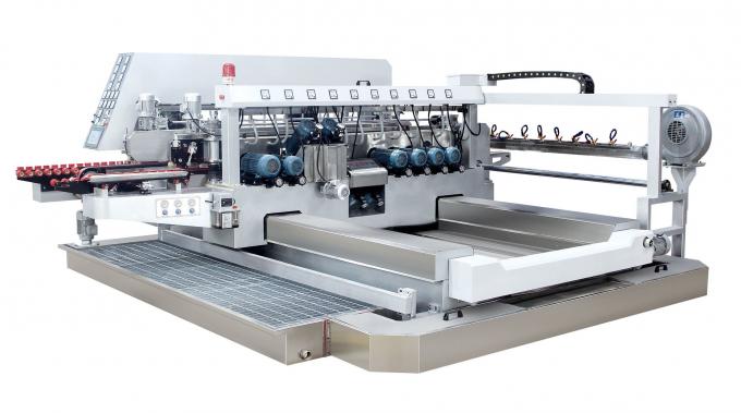 Full Automatic Glass Edging Machine With Film Removing Device , 0-8m / Min