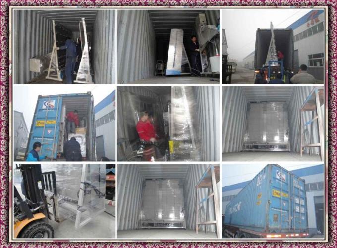 Curtain Wall Double Glazing Equipment , Insulated Glass Machine With Touch Screen Operation