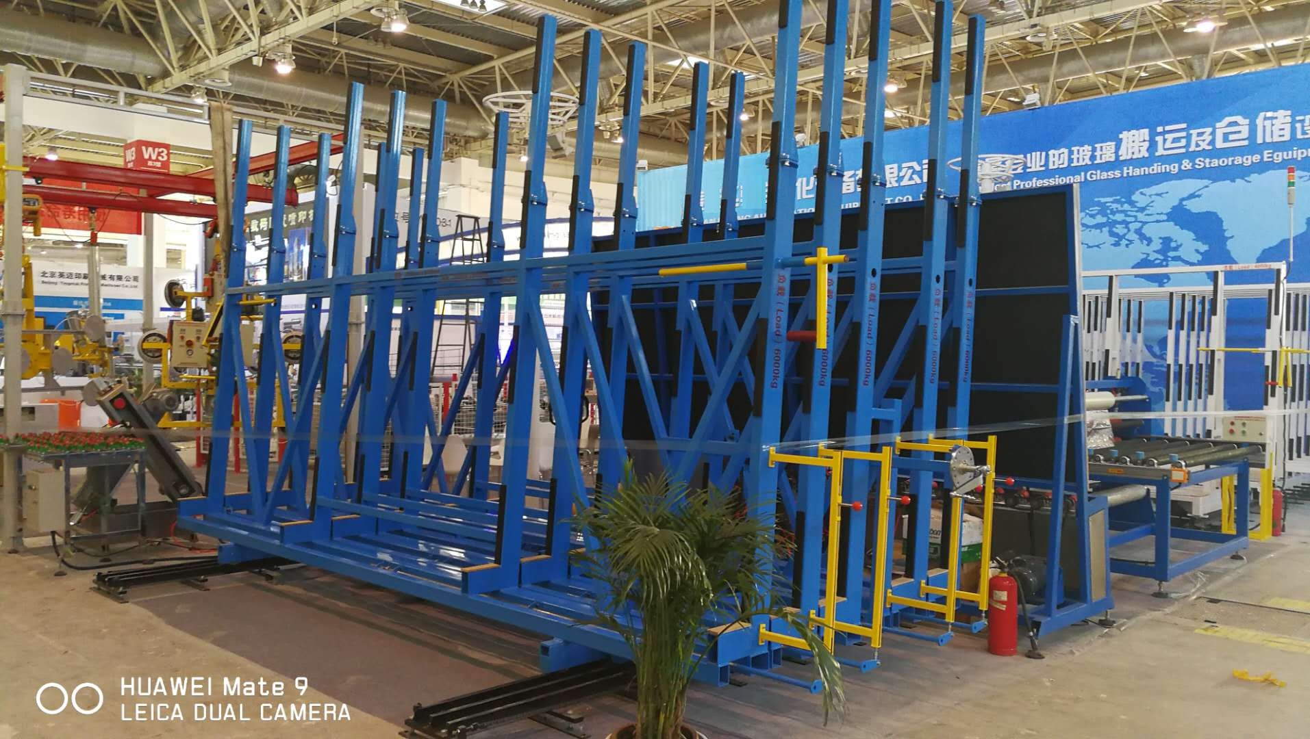 China Hand Sheet Glass Storage Rack,Manual Glass Storage Rack System