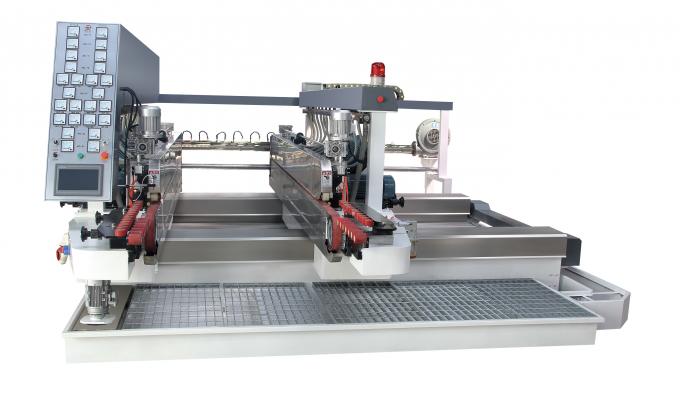 Automatic Glass Edging Machine , Glass Grinding Equipment 0~3mm Glass Chamfering Width