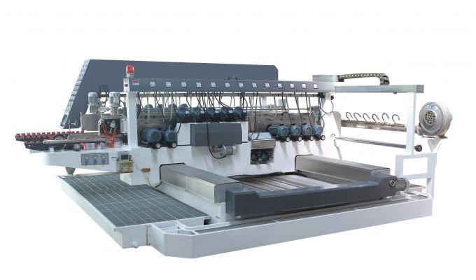 High Power Glass Grinding Machine 45 Degree , Glass Edging Equipment With 26 Motors