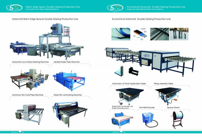 High Power Insulating Glass Production Line , Double Glazing Machinery,Horizontal Insulating Glass Production Line