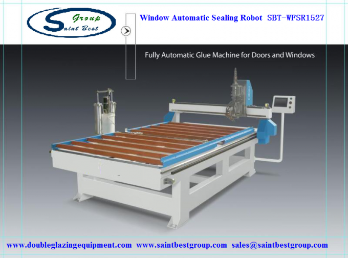 CE Window Frame Automatic Sealing Machine / Robot with one year Warranty