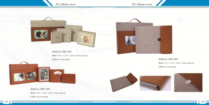 Customized  Leather Album Cover with Suitcase /  PU Album Covers