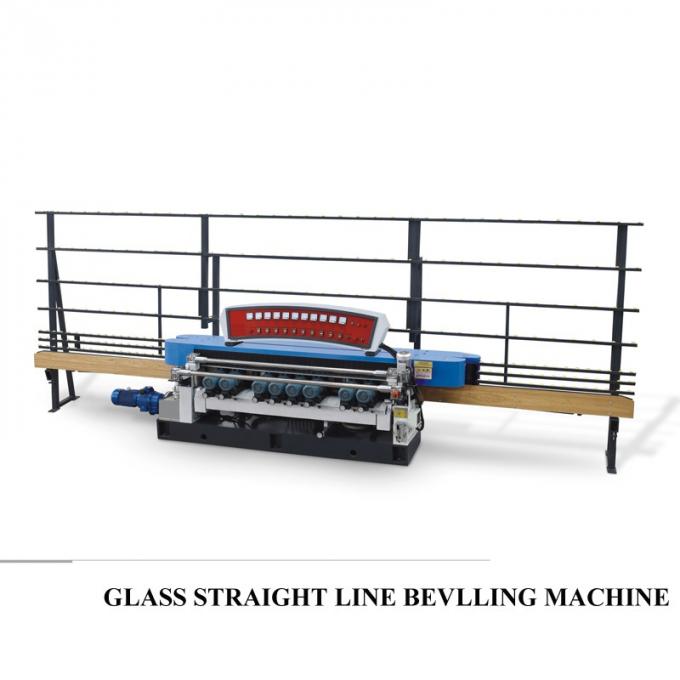 Automatic Straight Line Glass Beveller Edge Cutting Grinding Polish Machine,Glass Straight Line Beveling Machine