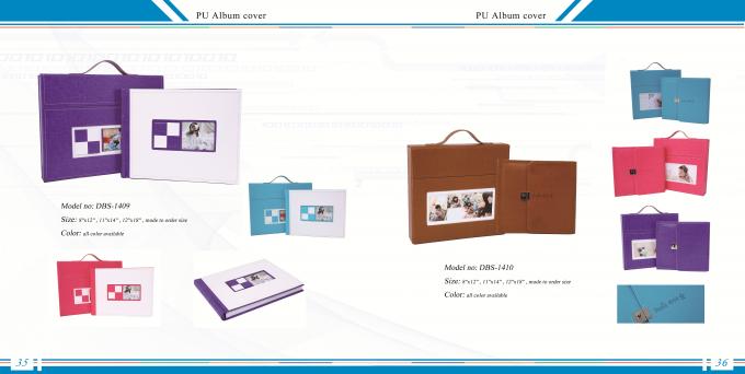 PU Album Covers /  Leather Album Cover,Customized  Leather Album Cover with Suitcase /  PU Album Covers