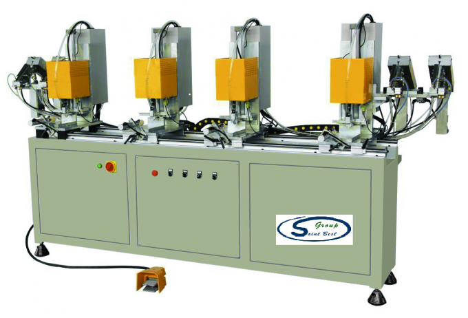 Window Screw Tightening Machine With Four Head , PVC Window Machinery