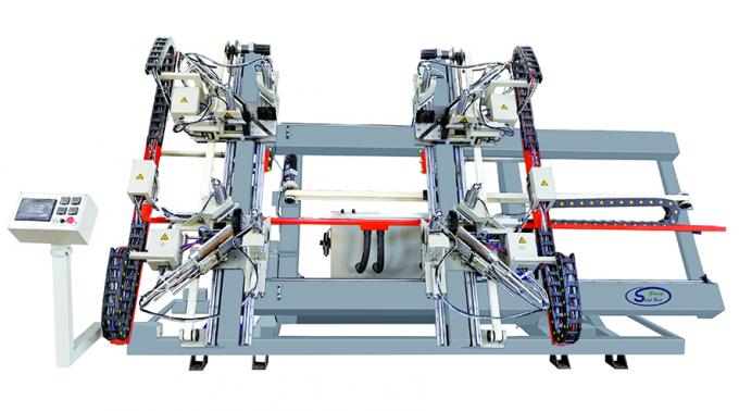 UL Standard CNC Four Corner Welding Machine for PVC Window,CNC Vertical Four-Point Welder