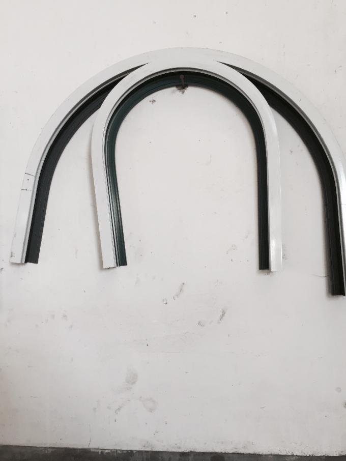 Arch Window Cnc aluminium Profil Lenturan Mesin 150mm Min Diameter Of Bending