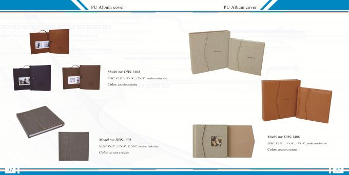 Customized  Leather Album Cover with Suitcase /  PU Album Covers