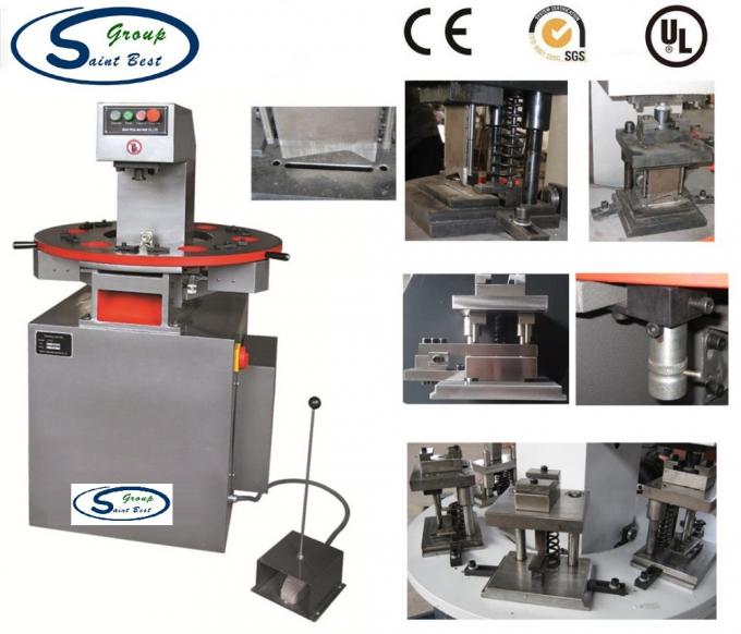 Six Dies Hydraulic Punching Machine , Aluminum Fabrication Equipment 2.2Kw