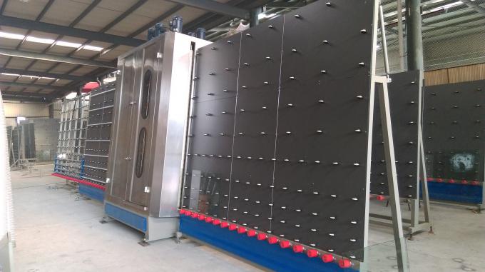 PLC Vertical Glass Washing Machine , automatic glass washer 2000x3000mm