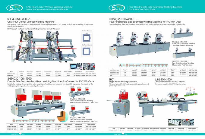 PVC / UPVC Window Machine Single Head Screw Drilling Fastening Equipment Plastic Profile