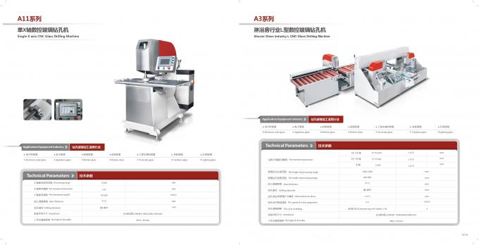 Electronic Scale / Shower Glass CNC Drilling Machine 4-12mm Glass Thickness