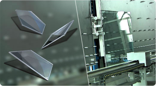 Automatic Vertical Low-E Glass Edge Deleting Machine Double Glazing Equipment