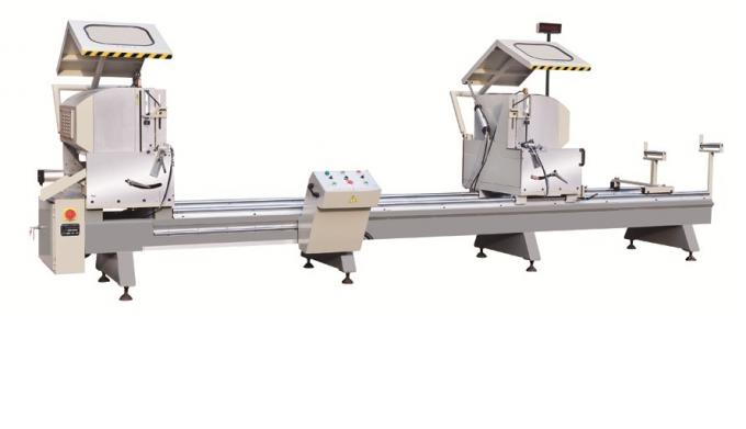 Double Head Cutting Machine for Aluminum / uPVC / PVC / Vinyl Profile