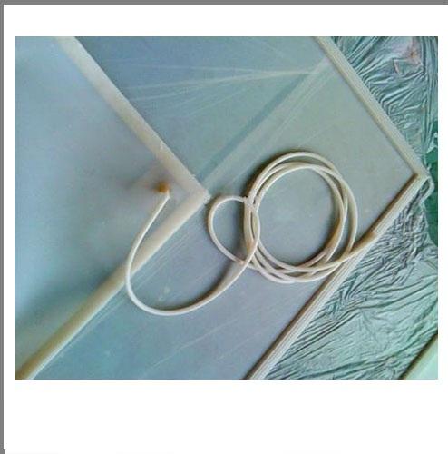 Glass Laminating Machine Silicone Vacuum Hose For Vacuum Bag White Color