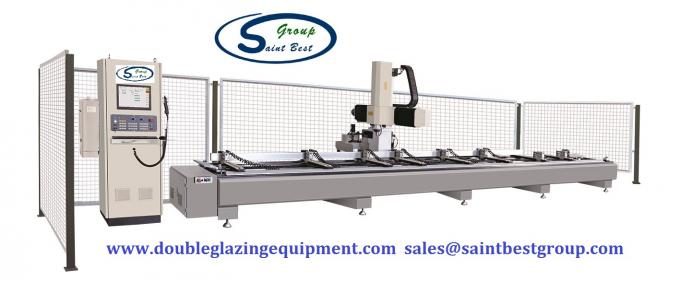 Three Axis CNC Aluminium Door And Window Making Machine Digital Display