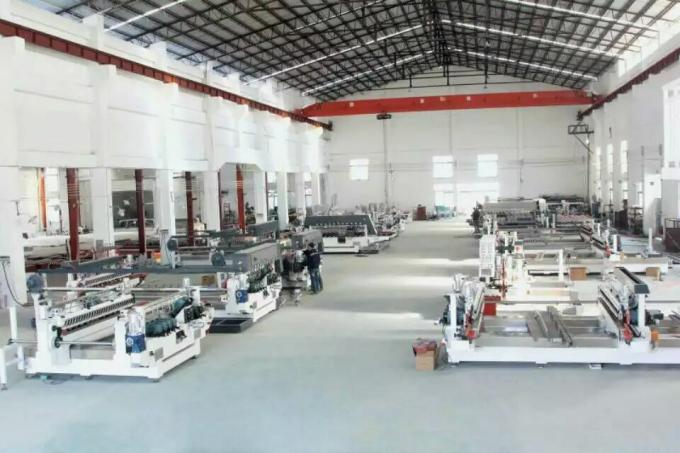 Ten Motors Double Edge Polishing Machine , Glass Grinding Machine White Color