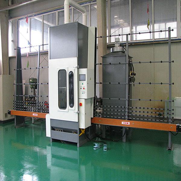 Professional Auto Glass Edging Machine , Vertical Sandblasting Glass Equipment