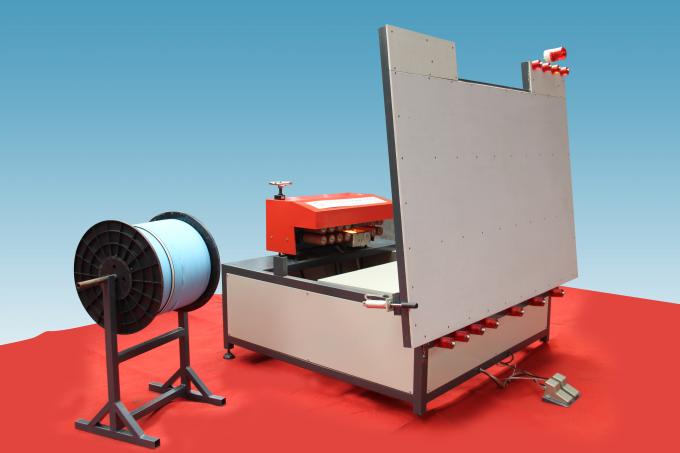 Well Insulating Glass Heated Roller Press , Single Side Hot Press Machine